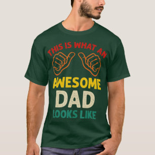 Camiseta Mens, este é o aspecto de um Pai incrível