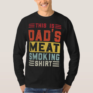 Camiseta Mens Este é o Pai fumante de carne Grieling
