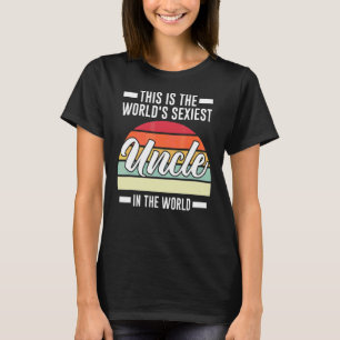 Camiseta Mens Este é o tio do mundo no sobrinho do mundo