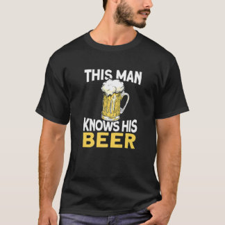 Camiseta Mens Este Homem Conhece A Cerveja Ipa Artesanato B