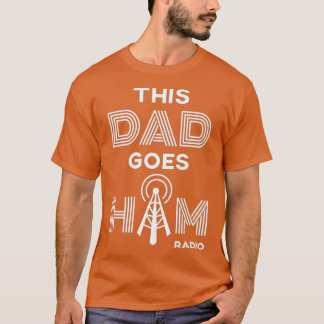 Camiseta Mens Este Pai Vai Para O Ham Radio Premium