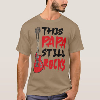 Camiseta Mens Este Papa Ainda Rocha, Pai De Violão826