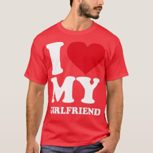 Camiseta Mens eu amo minha namorada