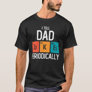 Camiseta Mens Eu Digo Ao Pai Piadas Periodicamente Vintage
