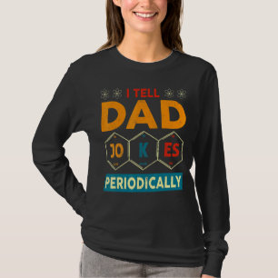 Camiseta Mens Eu Digo Ao Pai Piadas Periodicamente Vintage