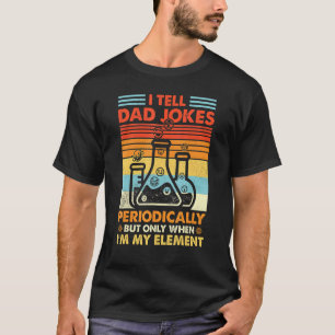 Camiseta Mens Eu Digo Às Piadas Pais Periodicamente Mas Ape
