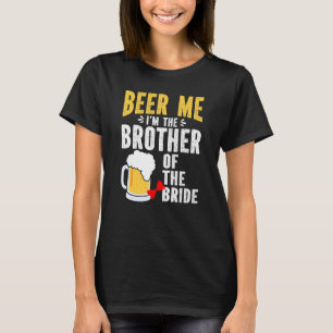 Camiseta Mens Eu Faço O Irmão Da Tripulação Da Noiva Bridal