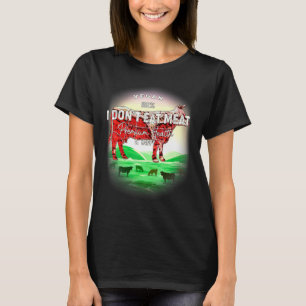 Camiseta Mens Eu Não Como Carne