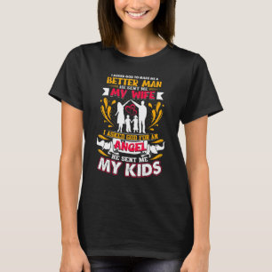 Camiseta Mens Eu Pedi A Deus Para Me Fazer Um Homem Melhor