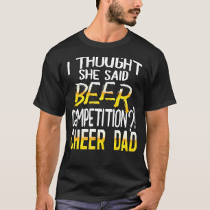 Camiseta Mens Eu Pensei Que Ela Disse "Competição De Cervej