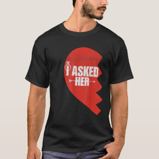 Camiseta Mens Eu Perguntei A Sua Namorada Noiva De Casament