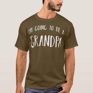 Camiseta Mens Eu Vou Ser Um Avô Futuro Avô.