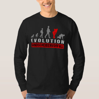 Camiseta Mens Evolution Lumbago Sciatica Crossache Herniate