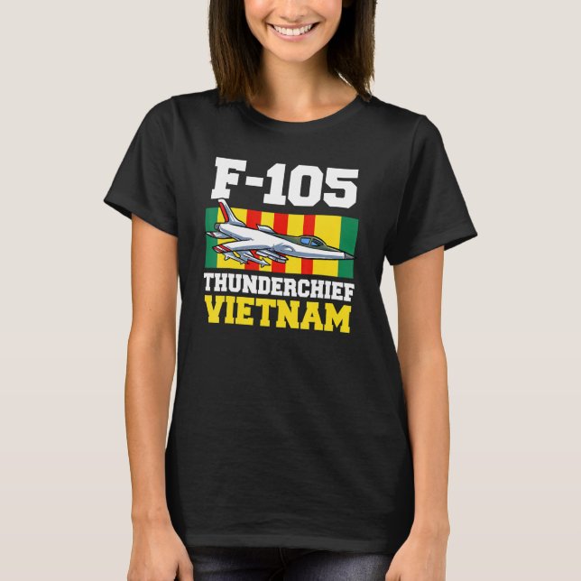 Camiseta Mens F 105 Thunderhead Vietnam (Frente)