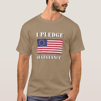 Camiseta Mens Fashion Novelty I PLEDGE ALLEGIANCE