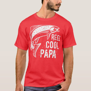 Camiseta Mens Father's Day Design Funny Fishing Reel Cool P