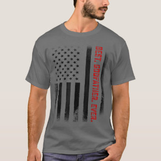 Camiseta Mens Fathers Day Gift For Papa Best Godfather Eve