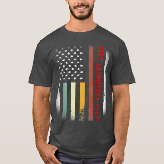 Camiseta Mens Fathers Day Gift For Papa  Best Grandaddy Eve