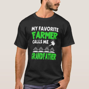 Camiseta Mens Father's Day My Favorite Farmer Calls Me Gran