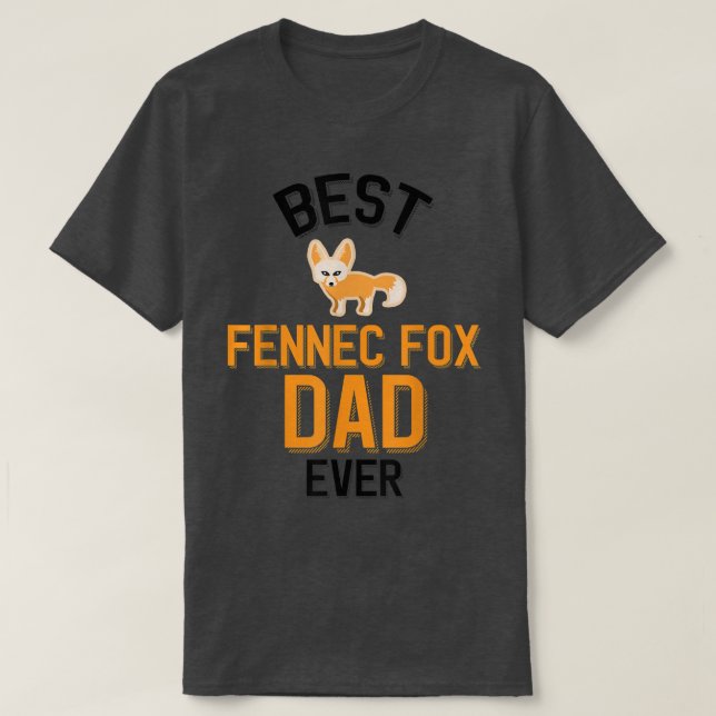 Camiseta Mens Fennec Fox Dad T-Shirt (Frente do Design)