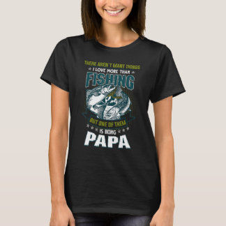 Camiseta Mens Fishing Papa Shirt Reel Cool Papa Fathers Day