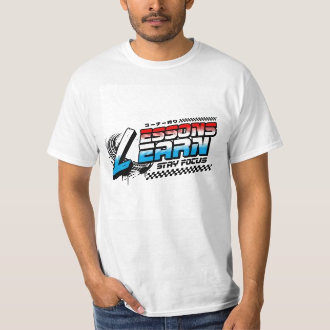 CAMISETA MEN'S FOCUS LESSONS LEARN VALUE T-SHIRT  (Frente)