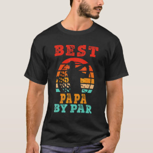 Camiseta Mens For Fathers Day Best Papa By Par Golfing