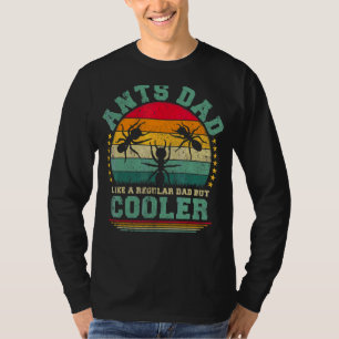 Camiseta Mens Formigas Pai Como Um Pai Regular Mas Mais Fri
