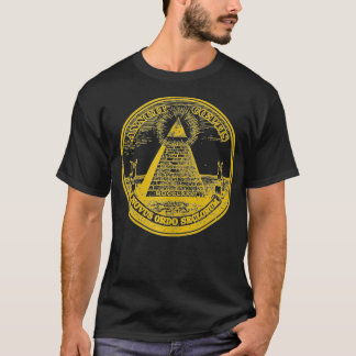 Camiseta Mens Freemason Illuminati Todos Vendo Gift Mas