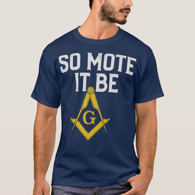 Camiseta Mens Freemason Masonic Oferece Aos Homens Para Mov (Frente)