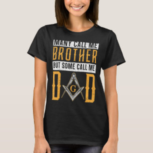 Camiseta Mens Freemason Pai Masonic Fraternal Freemasonry S