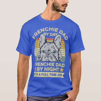 Camiseta Mens French Bulldog Design para seu Pai francês