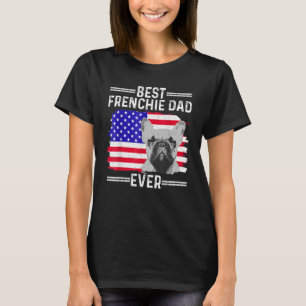 Camiseta Mens Frenchie Pai Para Homens Do Bulgue Francês Cr