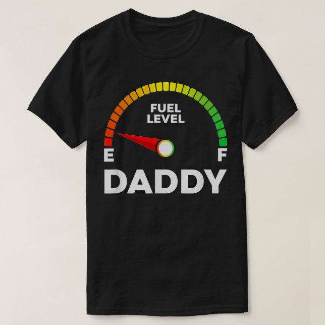 Camiseta Mens Fuel Meter Family Matching s For Men Low Ener (Frente do Design)