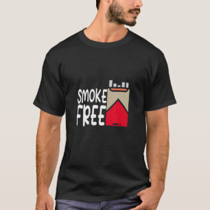 Camiseta Mens Fumar Sem Fumar Não Fumar Nicotina