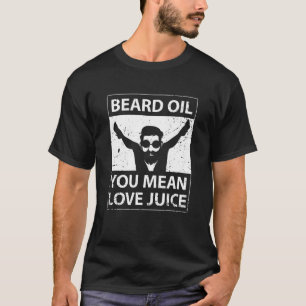 Camiseta Mens Funny Bearded Fan Full Beard   Beard Oil You 