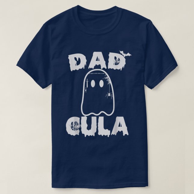 Camiseta Mens Funny Dadcula Halloween Dad Costume Momster  (Frente do Design)