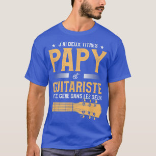 Camiseta Mens Funny Guitar Music Cite para Papá Guitarrista