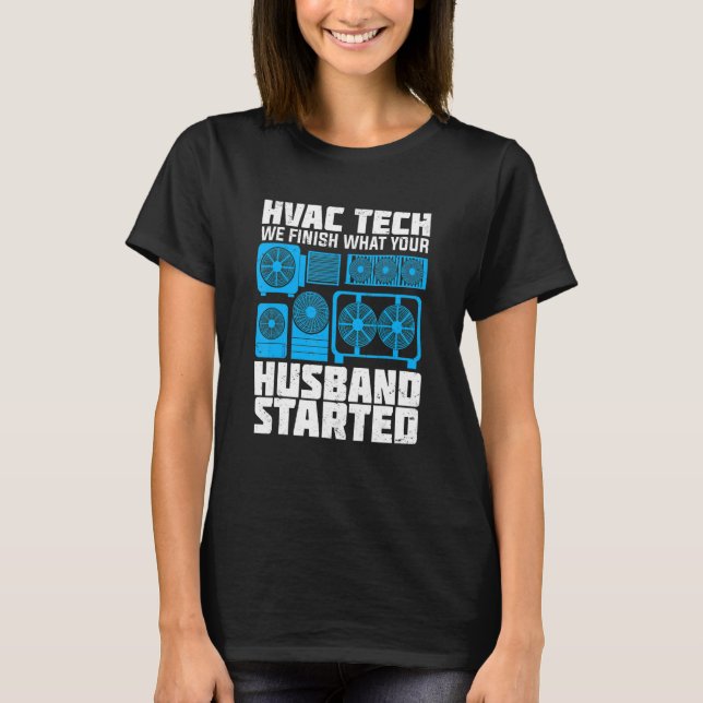 Camiseta Mens Funny HVAC Design for a HVAC Tech (Frente)