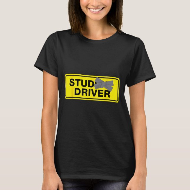 Camiseta Mens Funny New Driver  (Frente)