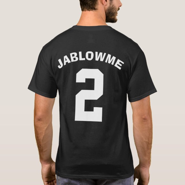 Camiseta Mens Funny Novelty HEYWOOD JABLOWME 2 (Verso)