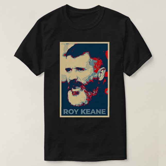 Camiseta Mens Funny Roy Keane (Frente do Design)