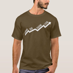 Camiseta Mens Funny Stock Trader Oferece criptografia no Di