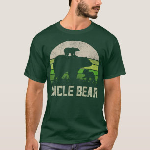 Camiseta Mens Funny Uncle Bear Shirts From Niece & Nephew,