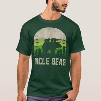 Camiseta Mens Funny Uncle Bear Shirts From Niece & Nephew, 