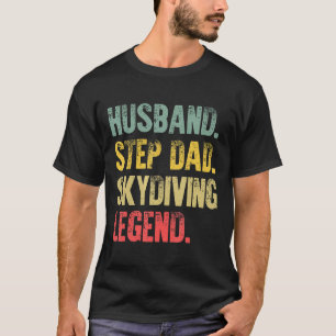 Camiseta Mens Funny Vintage Shirt Marido Pai Por Passo Skyd