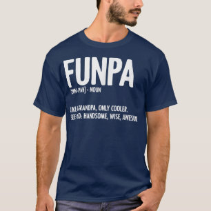 Camiseta Mens Funpa Definição Dia de os pais para Engraçado