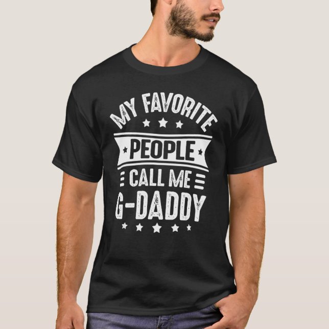 Camiseta Mens G Dia de os pais Men My Favorite Pessoas C (Frente)