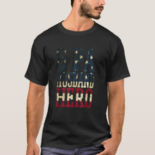 Camiseta Mens G Pa Marido Hero G Pa Pais de Bandeira Americ