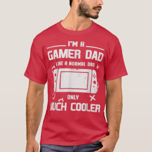 Camiseta Mens Gamer Dad Gaming Lovers Funny Fathers Day Vid